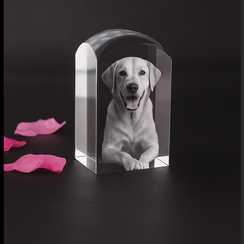 ***2 Sizes Available***The Stunning New Dunvegan Solid 3d Crystal Prism Dome