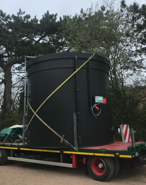 Self bunded tank for caustic soda 47%