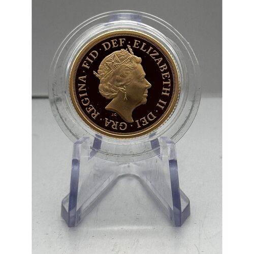 2018 Gold Piedfort Proof Full Sovereign
