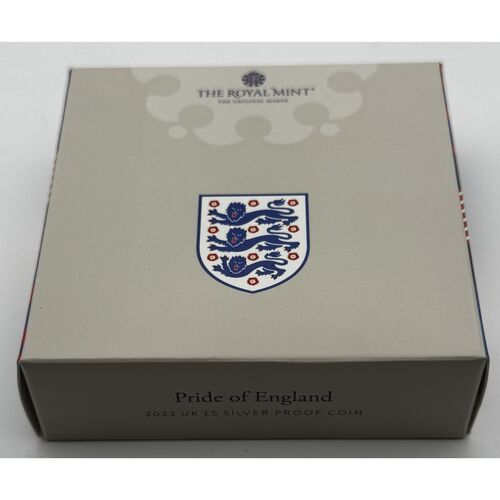 2023 Royal mint ‘Pride of England’ silver proof coin