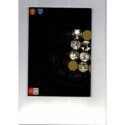 2008 Manchester United v Portsmouth Charity Shield Football Programme