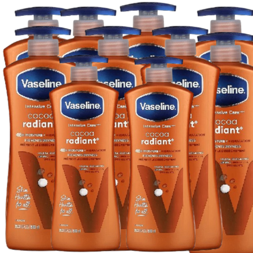 Vaseline Lotion Cocoa Radiant 600ml Pack of 10