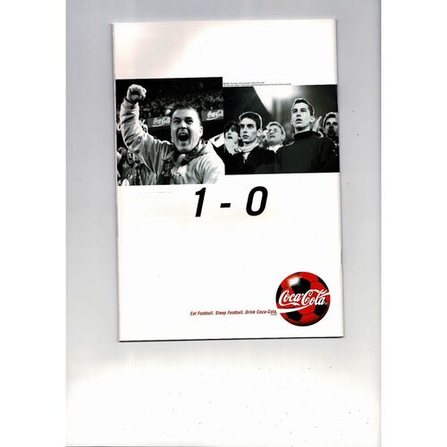 Euro 96 Qtr Final Group C & D Football Programme