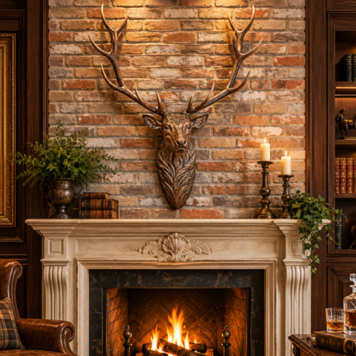 Giant Stag Head