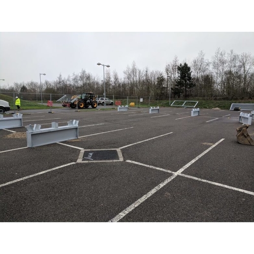 Solar Carport Foundation