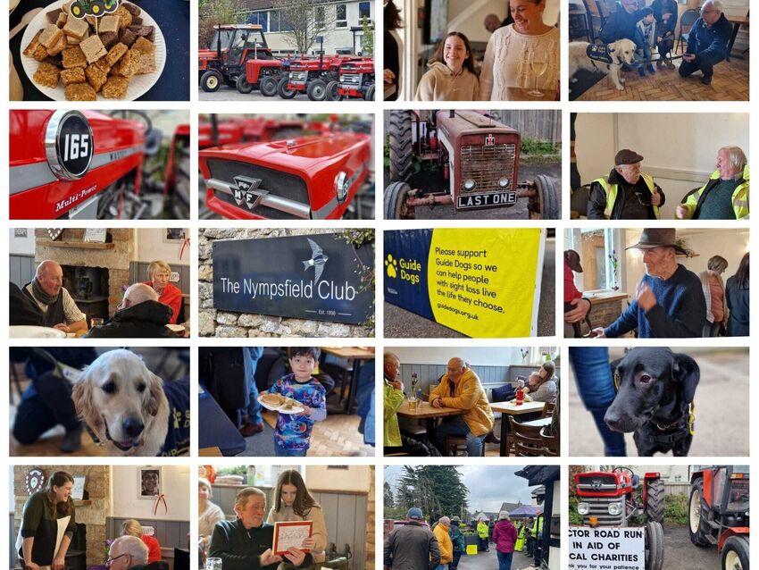 Tractor Run Supporting Guide Dogs UK