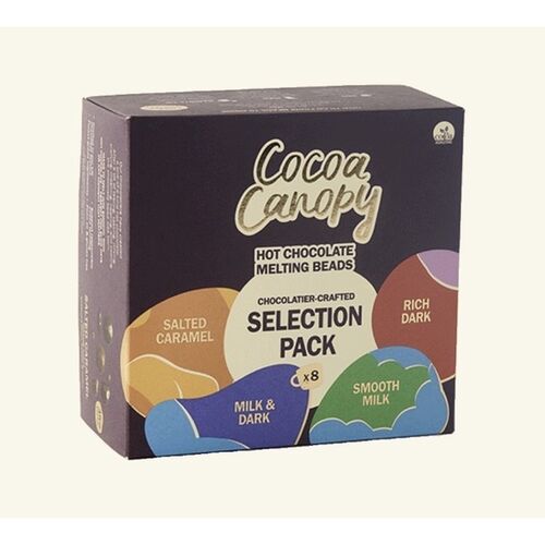 Cocoa Canopy Hot Chocolate Melting Beads Selection Pack x 8 - 240g