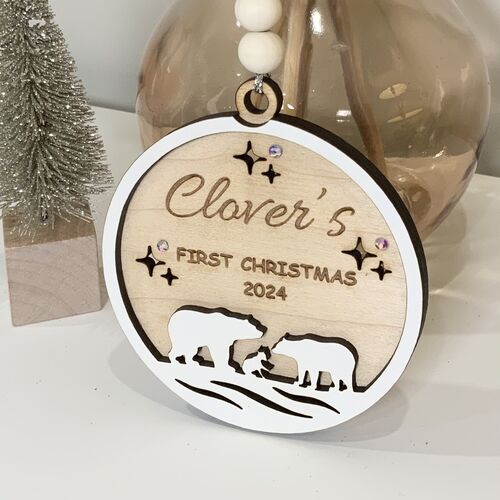 3 Bears First Christmas Bauble