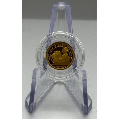 2021 QE11 one eighth gold sovereign