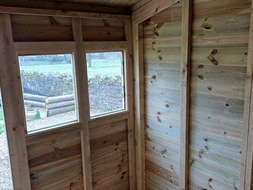 14x8 Apex Shed Open Area