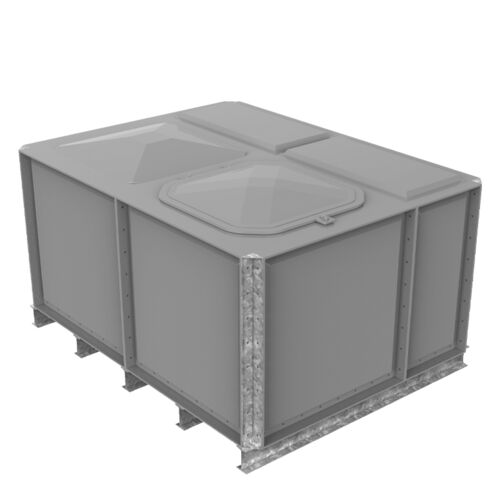 PW.2X1.5X1.IFB.AG - 3000 LITRE SECTIONAL WATER TANK, INTERNALLY FLANGED BASE (IFB)