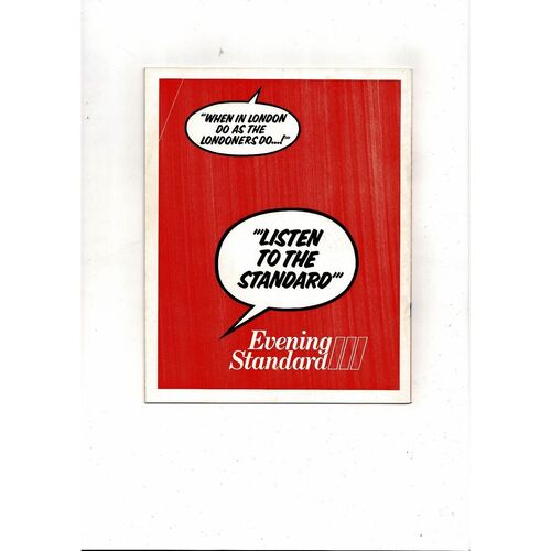 1976 London Five a side Football Programme + Ticket