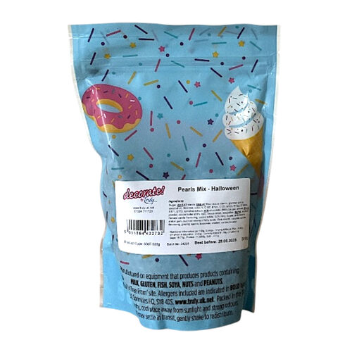 Decorate! Pearls Mix - Halloween Sprinkles for Cakes, Ice-creams, Cookies & Deserts 500g