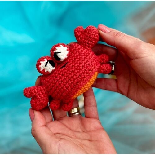 Knitty Critters Sealife Keyrings - Crab