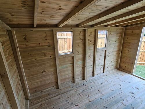 12x10 Pent Shed Workshop