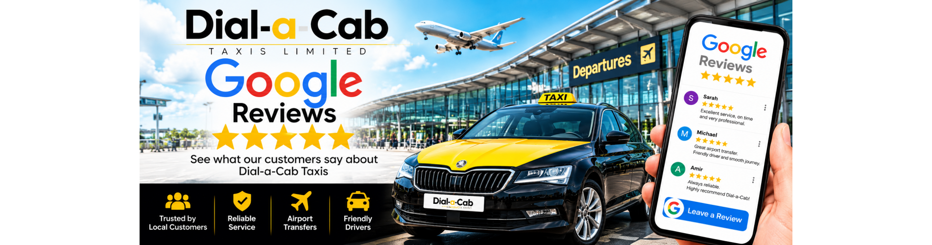 Dial A Cab Taxis Reviews | Middlesbrough Taxi Service