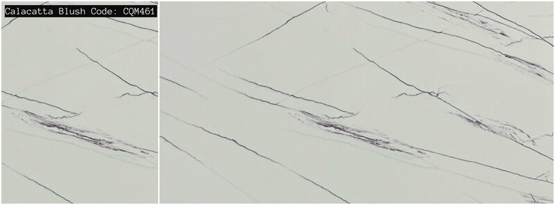 Classic quartz Calacatta Blush 