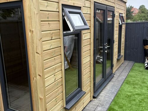 #PVC022 16x10 Pent Summer House