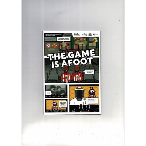 2024/25 Brentford v Manchester United Football Programme