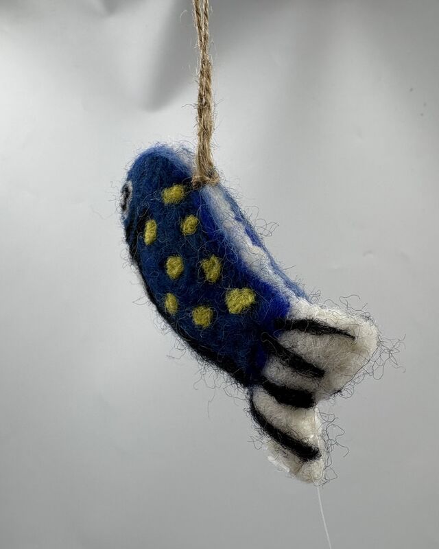 Woolly Fish Tree Hanger
