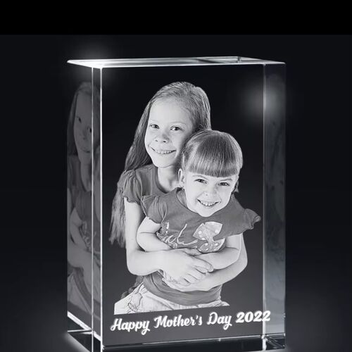 The Arran 3D 12x8x6cm Crystal Block