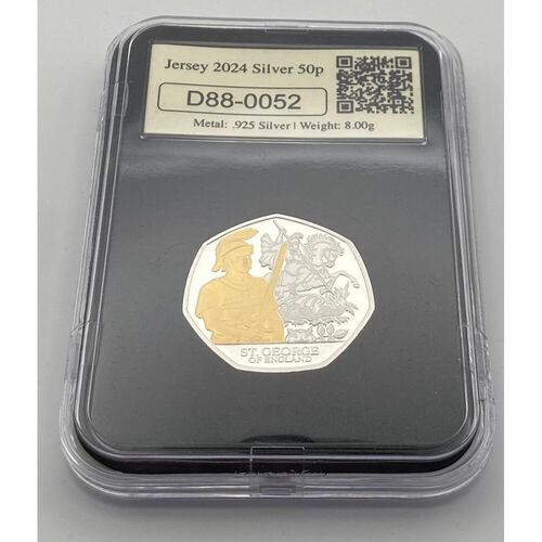 2024 DateStamp St George's Day 50p - .925 Silver