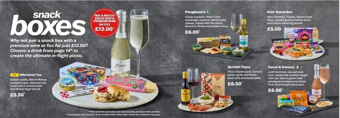 Snack boxes in Travel