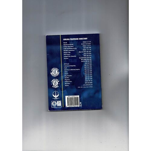 Kick Off FA Premiership Fans Guide - Chelsea Football Book 1999/00