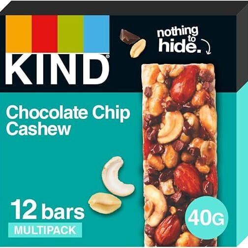 Kind Chocolate Chip Cashew Bars 12pk