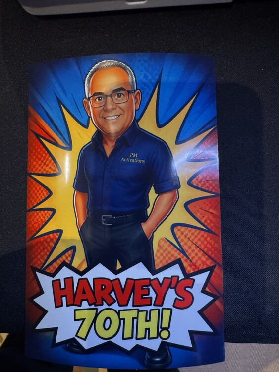 AI Caricatures at Ashdown Park | Harvey’s 70th | Pic Me