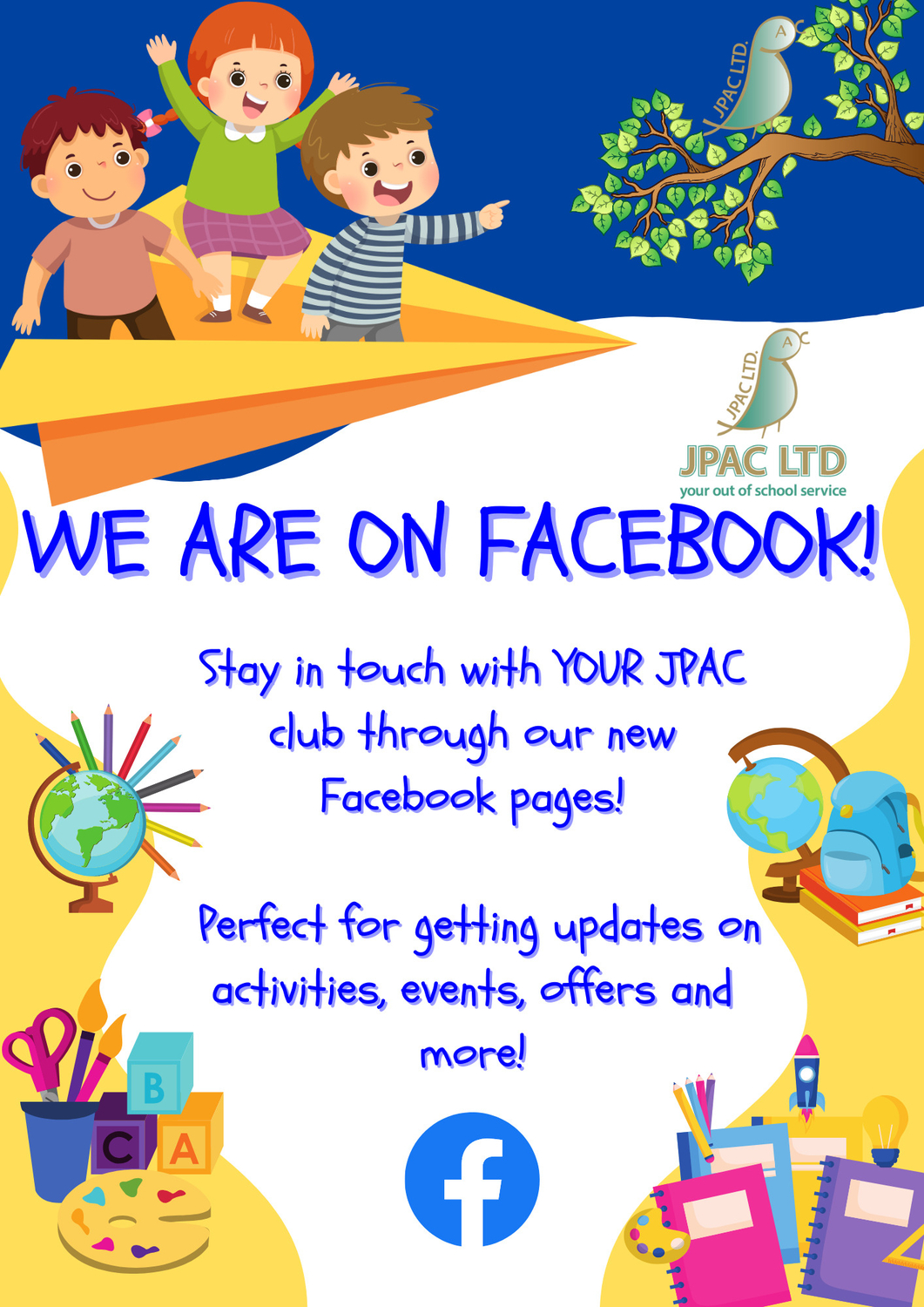 We Are Now on Facebook