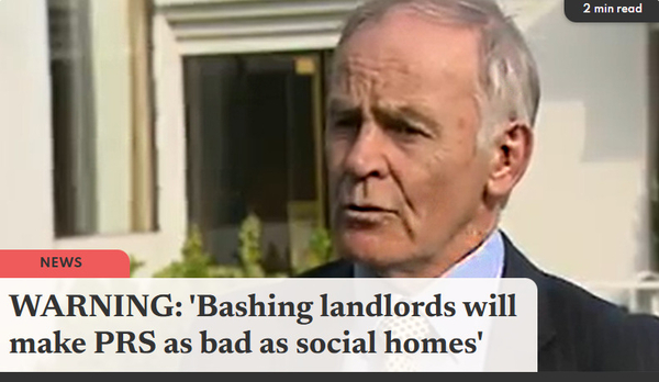WARNING: 'Bashing landlords will make PRS as bad as social homes'