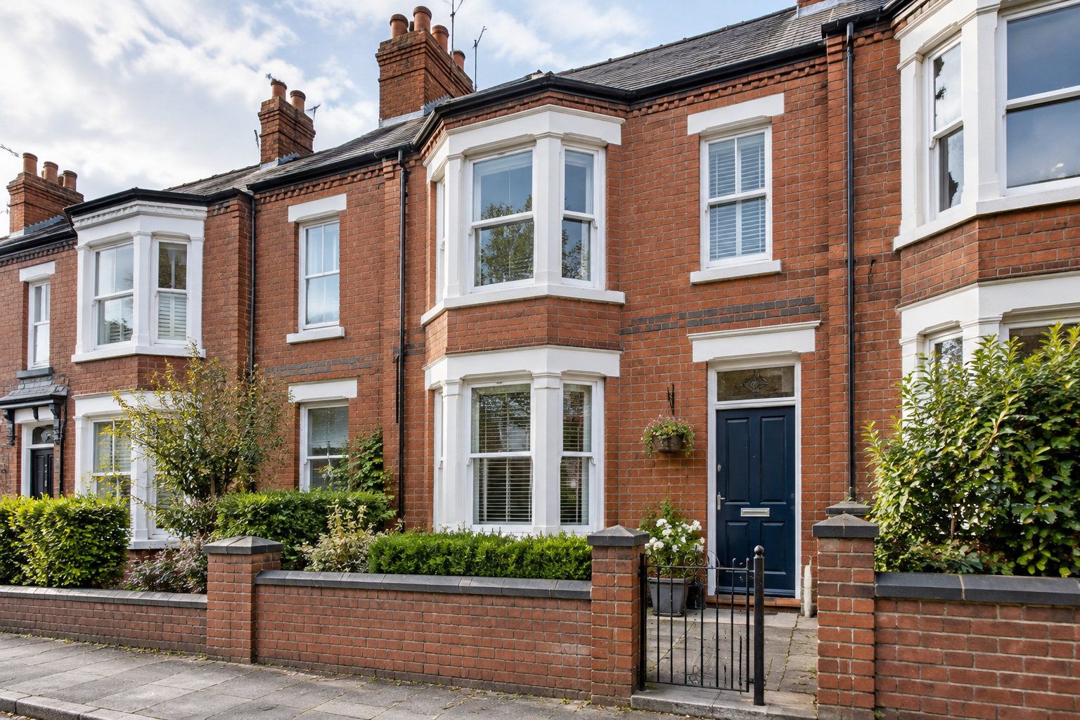 Property maintenance Liverpool: row of brick terraced houses