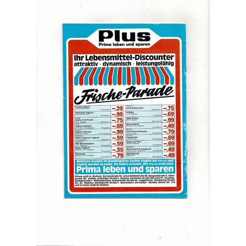 Bochum v Manchester United Friendly Football Programme 1979/80