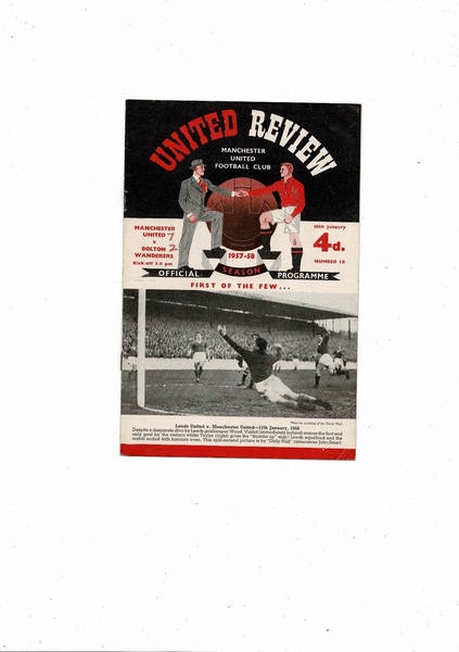 Football Programmes being listed today