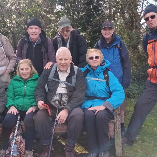 Fieldway to Coombe Lodge, Sunday 15th March