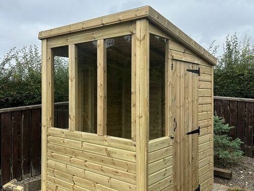 6x6 Pent Potting Shed
