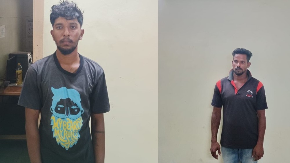 தமிழகத்திற்குள் சட்டவிரோதமாக நுழைந்த இருவர்  கைது