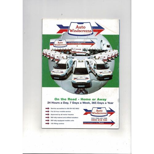 1998 Bournemouth v Grimsby Town AWS Final Football Programme
