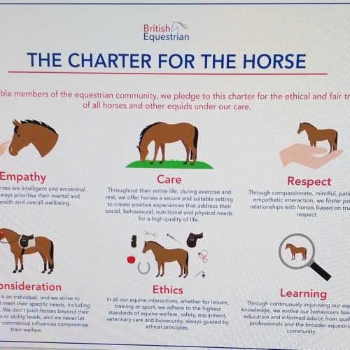 British Equestrian - Charter for the Horse