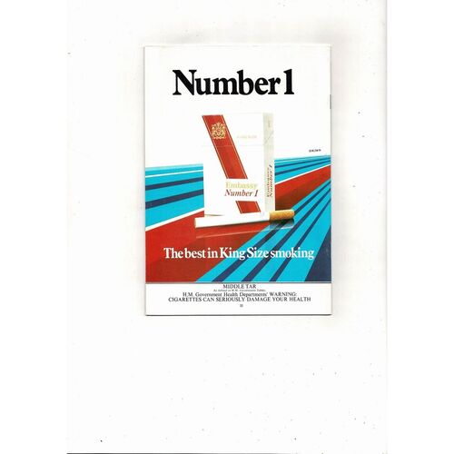 1980 England v Argentina Football Programme