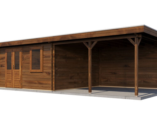 400cm x 400cm + 400cm Veranda