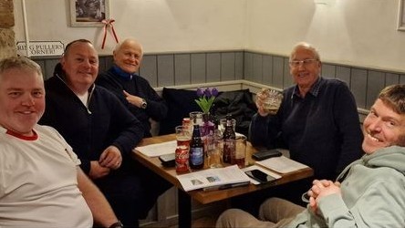 Meeting of the minds. 