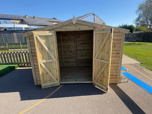 10x6 Apex Reverse Shed