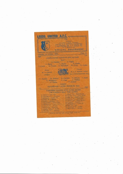 More Football Programmes listed today