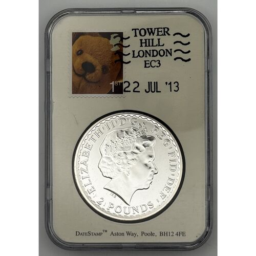2013 Datestamp one ounce silver Britannia