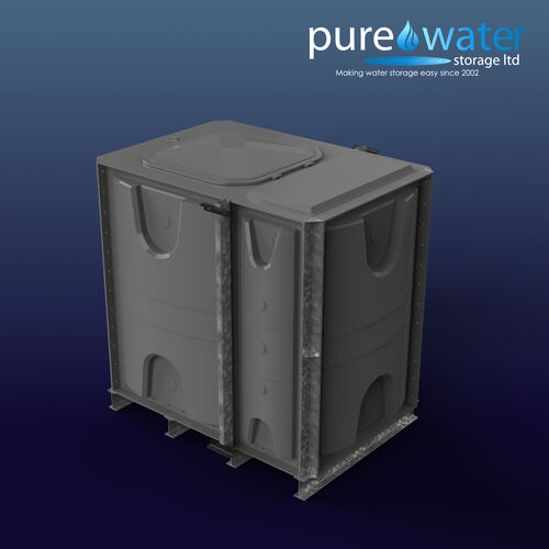 PW.1.5X1X1.5.IFB.AG - 2250 LITRE SECTIONAL WATER TANK, INTERNALLY FLANGED BASE (IFB)