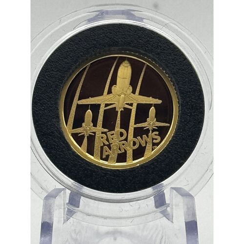 2025 gold Red Arrows 1/10th gold proof coin