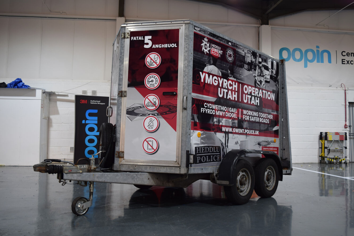 Gwent Police - Luton Box Trailer