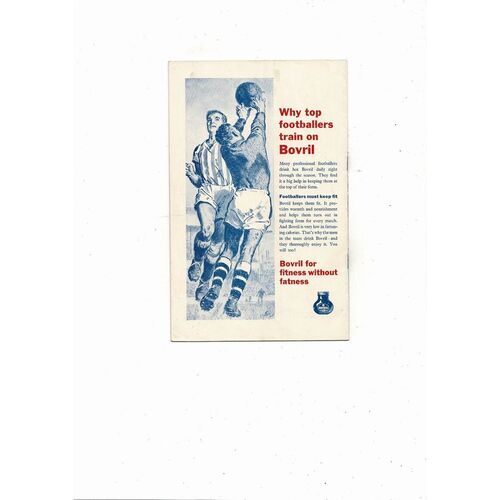 1962 Burnley v Tottenham FA Cup Final Football Programme + Match Ticket